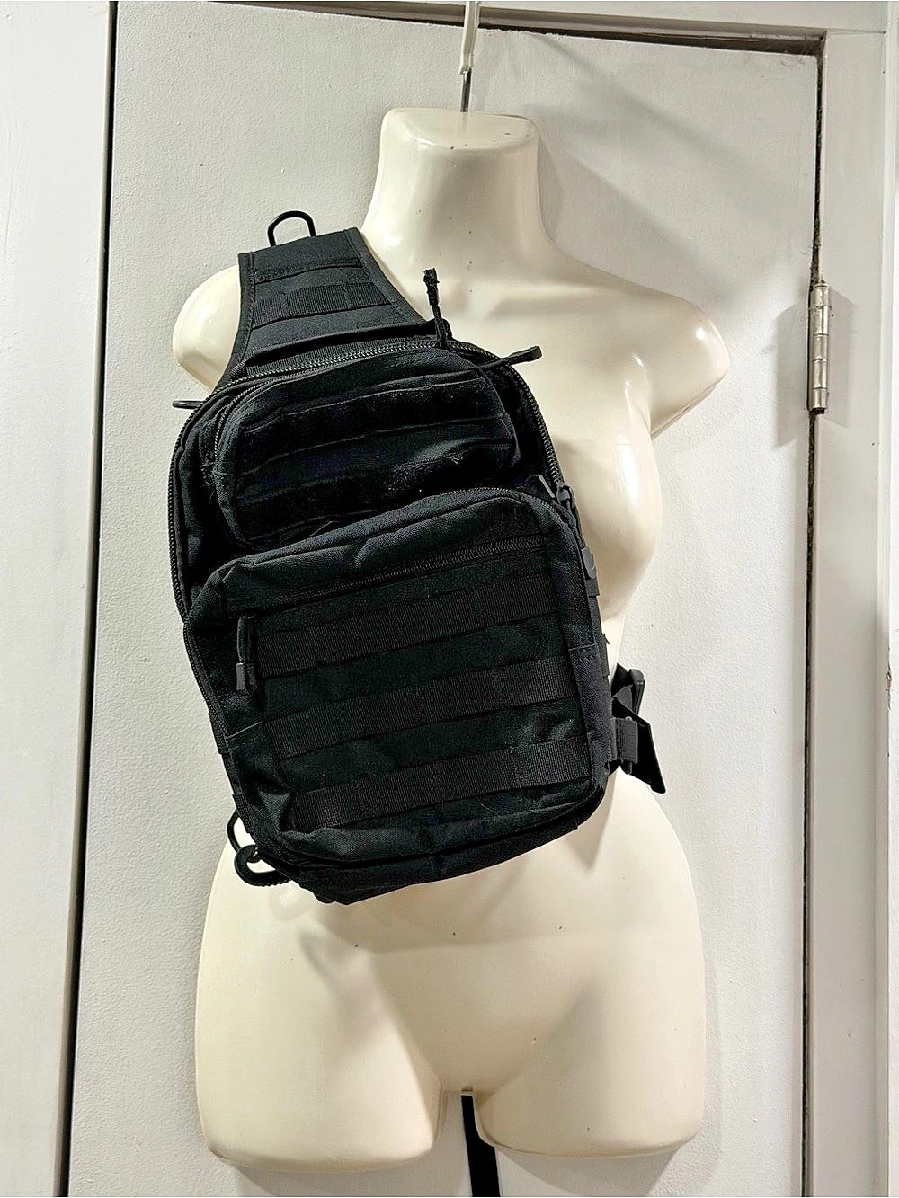 Black Tactical Sling Bag